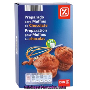 Dia Preparado Para Muffins Chocolate Caja 300 Gr