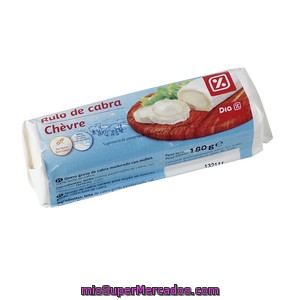 Dia Queso De Cabra Rulo 180 Gr