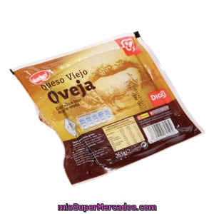 Dia Queso De Oveja Viejo Leche Cruda Cuña 265 G