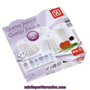 Dia Queso Fresco 0% Envase Pack 4x62.5 G