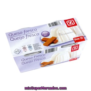 Dia Queso Fresco 0 % M.g Pack De 2 X 250 Gr