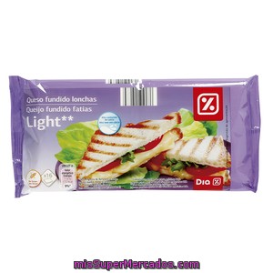 Dia Queso Fundido Light Lonchas Envase 300 Gr