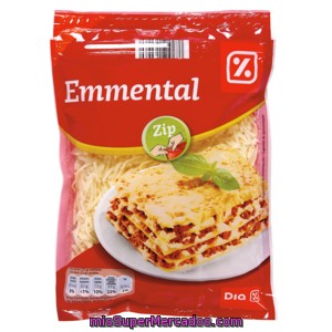 Dia Queso Rallado Emmental Bolsa 200 G