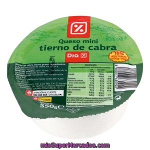 Dia Queso Tierno De Cabra Mini 550 G