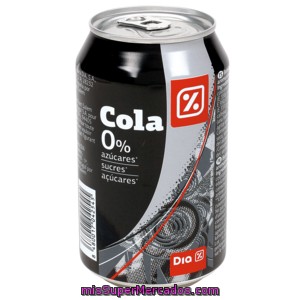 Dia Refresco De Cola Cero Lata 33 Cl