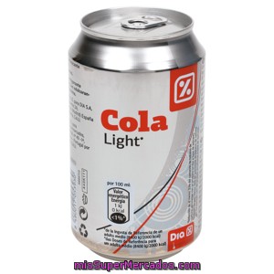 Dia Refresco De Cola Light Lata 33 Cl