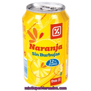 Dia Refresco Sin Gas Naranja Lata 33 Cl