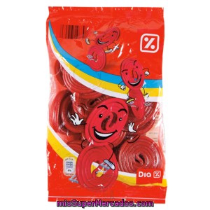 Dia Regaliz Rueda Rojo Bolsa 300 Gr