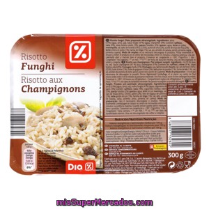 Dia Risotto Funghi Bolsa Envase 300 Gr