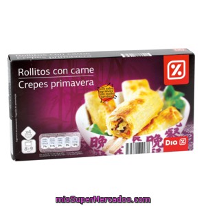 Dia Rollito De Primavera Con Carne Caja 450 Gr