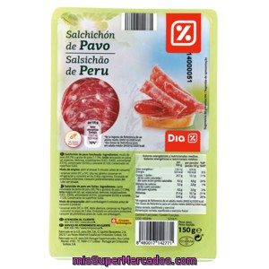 Dia Salchichón De Pavo Lonchas Envase 150 Gr