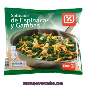 Dia Salteado De Espinacas Y Gambas Bolsa 450 Gr