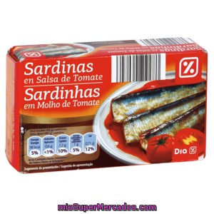 Dia Sardinas En Tomate Lata 85 Grs