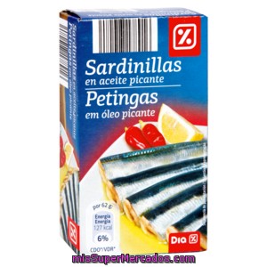 Dia Sardinillas En Aceite Picante Lata 62 Grs