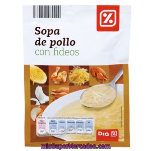 Dia Sopa De Pollo Con Fideos Sobre 72grs