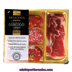 Dia Surtido Ibericos Lonchas Envase 200 Gr