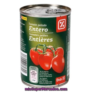 Dia Tomate Entero Pelado Lata 390gr