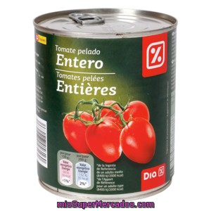 Dia Tomate Entero Pelado Lata 480gr