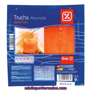 Dia Trucha Ahumada Sobre 100g