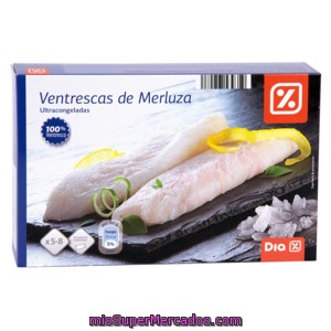 Dia Ventrescas De Merluza Caja 400 Gr