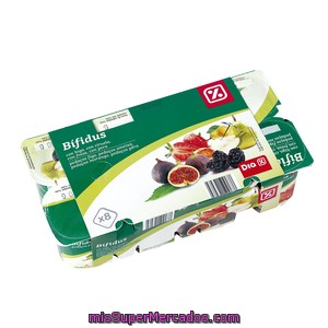 Dia Yogur Bífidus Higo Pera Y Ciruela Panache Pack 8 Unidades 125 Gr