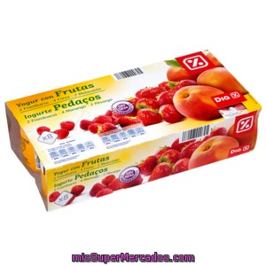 Dia Yogur Con Frutas Panache Pack 8 Unidades 125 G