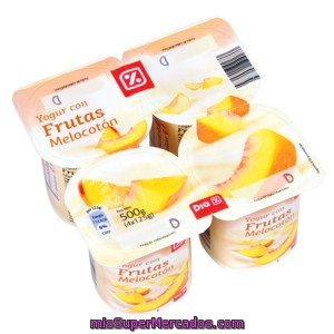 Dia Yogur Con Melocotón Pack 4 X 125 Gr