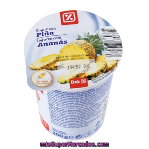 Dia Yogur Con Piña Envase 200 G