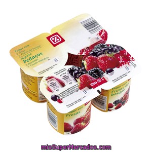 Dia Yogur Fresa/frutos Del Bosque Pack 4 Unidades 125 Gr