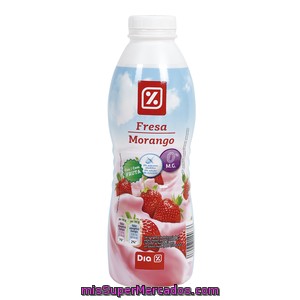 Dia Yogur Líquido Fresa 0 % M.g. Botella 750 Ml