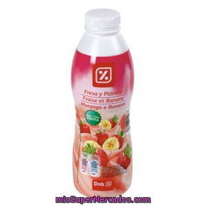 Dia Yogur Líquido Fresa-plátano Azucarado Botella 750 G