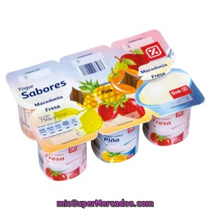 Dia Yogur Sabores Panache Pack 6 Unidades 125 G