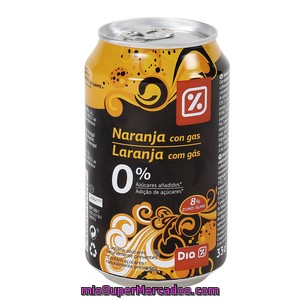 Dia Zero Naranja Lata 33 Cl