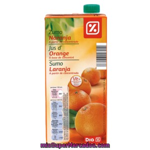 Dia Zumo Naranja Brik 1 Lt