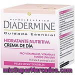 Diadermine Crema Hidratante Nutritiva De Día Piel Seca/sensible Tarro 50 Ml