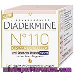 Diadermine Nº 110 Crema De Belleza Anti-edad Alta Eficacia Noche Nutre Alisa Y Regenera Tarro 50 Ml Con 110 Gotas Concentrado De Juventud