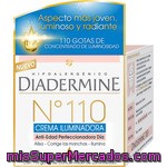 Diadermine Nº 110 Crema Iluminadora Anti-edad Perfeccionadora De Día Alisa Corrige Manchas E Ilumina Tarro 50 Ml Con 110 Gotas De Concentrado De Luminosidad