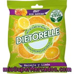 Dietorelle Caramelo De Naranja Y Limón Rico En Zumos De Frutas Con Extracto De Hojas De Stevia Bolsa 70 G