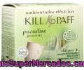 Difusor Eléctrico Más Recambio Con Esencia Paradise Kill Paff 1 Unidad. Este Tipo De Ambientadores Eléctricos Pueden Utilizarse Como Ambientadores O Como Insecticidas, Según El Recambio Elegido.