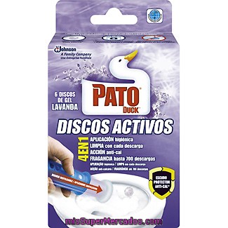 Discos Activos Lavanda Pato 6 Ud.