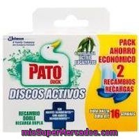 Discos Agentes Blanqueantes Pato, 2 Recambios 12 Discos