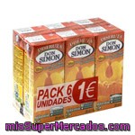 Disfruta De Melocotón Sin Azúcar Don Simon, Pack 6x20 Cl