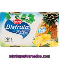 Disfruta De Piña En Almíbar Juver, Pack 2x120 G