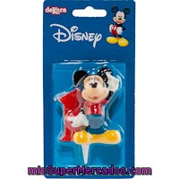 Display Velas Nº1 Mickey 6,5cm