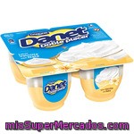 Doble Placer De Vainilla-nata Danone Danet, Pack 4x100 G