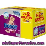 Dodot Activity Toallitas Infantiles Pack 7 Envases 54 Unidades + 2 Envases 54 Unidades Gratis