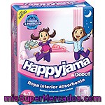 Dodot Happyjama Braguita De Noche Niñas 4-7 Años 17-29 Kg Ropa Interior Absorbente Bolsa 17 Unidades