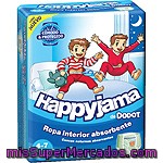 Dodot Happyjama Braguita De Noche Niños 4-7 Años 17-29 Kg Ropa Interior Absorbente Bolsa 17 Unidades