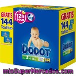 Dodot Pañales De 4 A 10 Kg Talla 3 Caja 144 Unidades