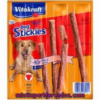 Dog Stickies De Buey Perros Vitakraft, Pack 4x44 G